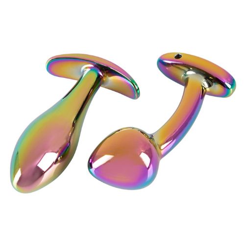 Anos Rainbow Metal Butt Plug Set from Nice 'n' Naughty