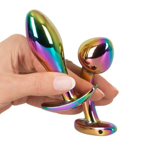Anos Rainbow Metal Butt Plug Set from Nice 'n' Naughty