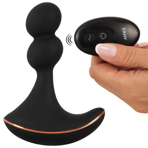 Anos Remote Control Rotating Prostate Massager w Vibration from Nice 'n' Naughty