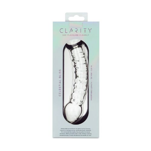 Clarity Celestial Bliss Glass Dildo from Nice 'n' Naughty