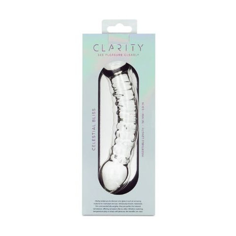 Clarity Celestial Bliss Glass Dildo from Nice 'n' Naughty