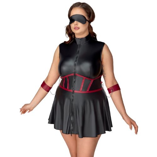 Cottelli Bondage Skater Dress Black from Nice 'n' Naughty