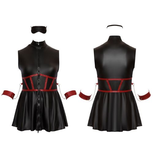 Cottelli Bondage Skater Dress Black from Nice 'n' Naughty