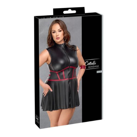 Cottelli Bondage Skater Dress Black from Nice 'n' Naughty