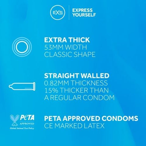 EXS Extra Thick Condoms 144 Pack from Nice 'n' Naughty