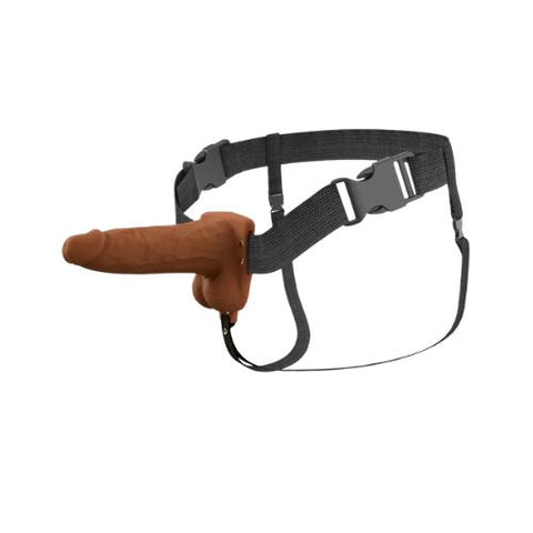 Fantasy X-Tensions Elite Vibrating Silicone Hollow Strap-On