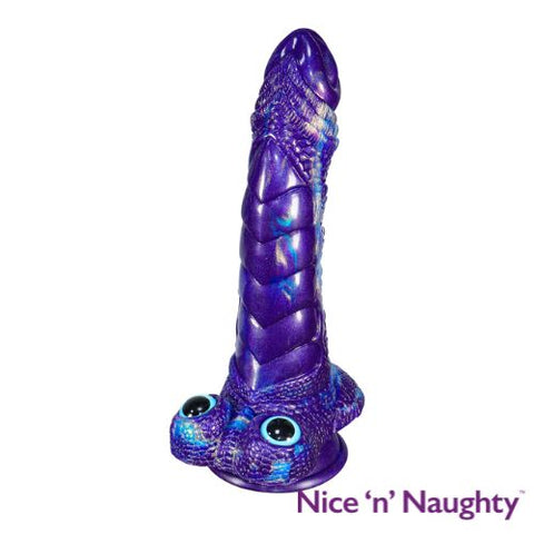 Gammoth Vibrating Dildo Purple from Nice 'n' Naughty