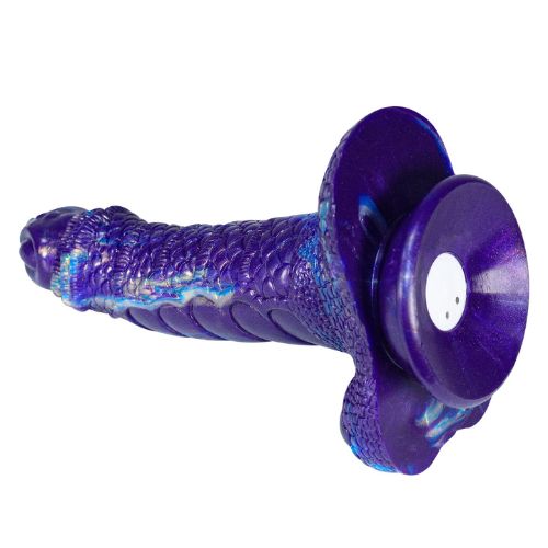 Gammoth Vibrating Dildo Purple from Nice 'n' Naughty
