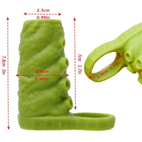 Hectocotylus Penis Sleeve Liquid Silicone from Nice 'n' Naughty