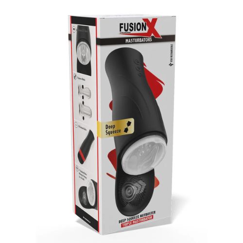 Hidden Desire Fusion Deep Squeeze Nutbuster Triple Masturbator from Nice 'n' Naughty