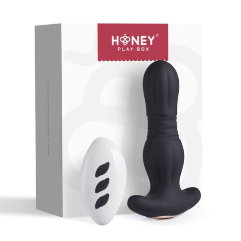 Honey Play Box AGAS Thrusting Butt Plug w Remote Control from Nice 'n' Naughty