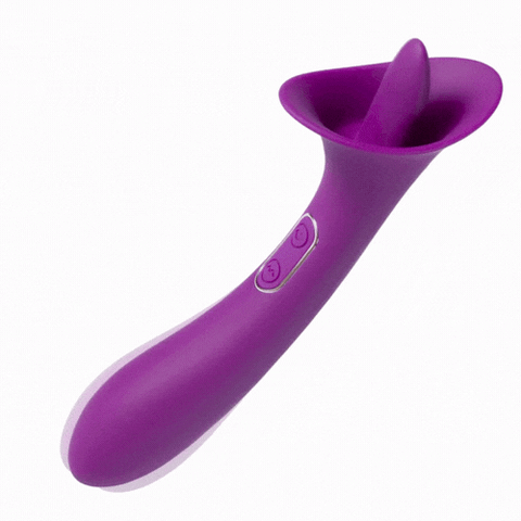 Honey Play Box Adele Clit Licking Tongue Vibrator with G Spot Stimulator Purple Silicone from Nice 'n' Naughty