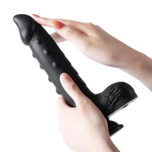Honey Play Box Alger Thrusting Dildo Brown Silicone from Nice 'n' Naughty