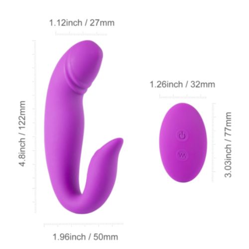 Honey Play Box Dolphin Rolling Tapping G-Spot Vibrator Remote from Nice 'n' Naughty