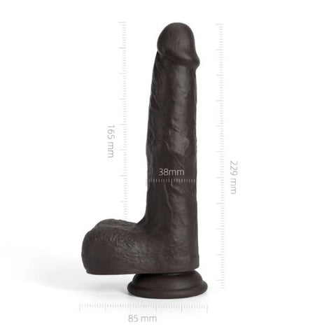 Honey Play Box Idalis 3in1 Thrusting Vibrating Dildo Brown Silicone from Nice 'n' Naughty