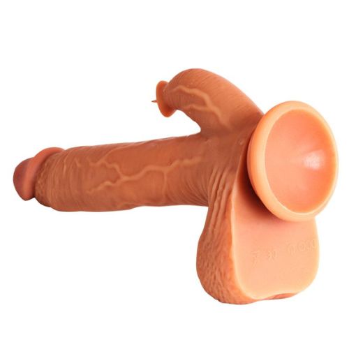Honey Play Box Justin Silicone Thrusting Dildo Licker 6.5 Inch from Nice 'n' Naughty