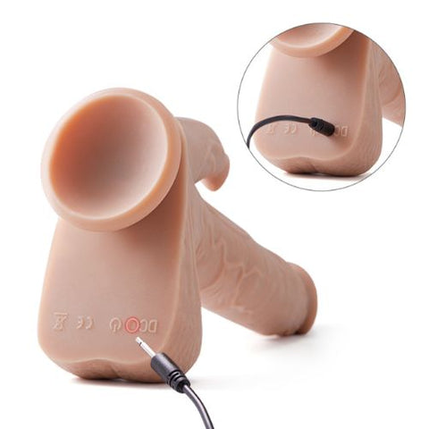Honey Play Box Justin Silicone Thrusting Dildo Licker 6.5 Inch from Nice 'n' Naughty