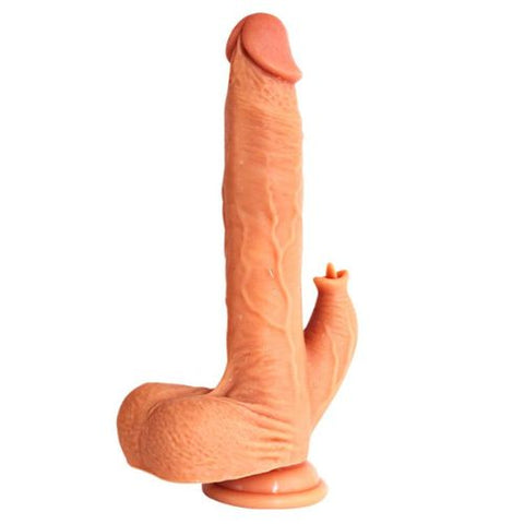 Honey Play Box Justin Silicone Thrusting Dildo Licker 6.5 Inch from Nice 'n' Naughty