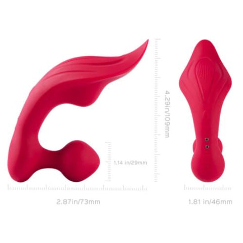 Honey Play Box Lamia Dual Clitoral & Anal Wearable Vibrator Silicone from Nice 'n' Naughty