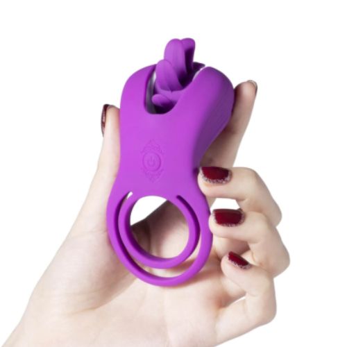 Honey Play Box Roxy - Dual Clit Flicker Vibrating Cock Ring from Nice 'n' Naughty