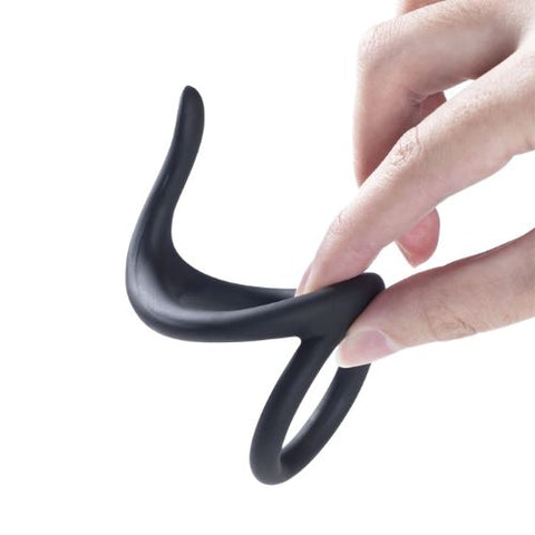 Honey Play Box Van Dual Penis Ring Erection Enhancing Cock Ring from Nice 'n' Naughty