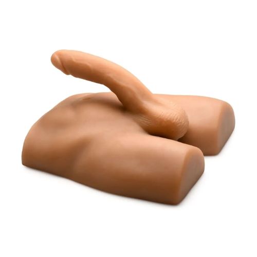 JOCK Ass Masturbator w/ Poseable Dildo Light Skin Tone from Nice 'n' Naughty