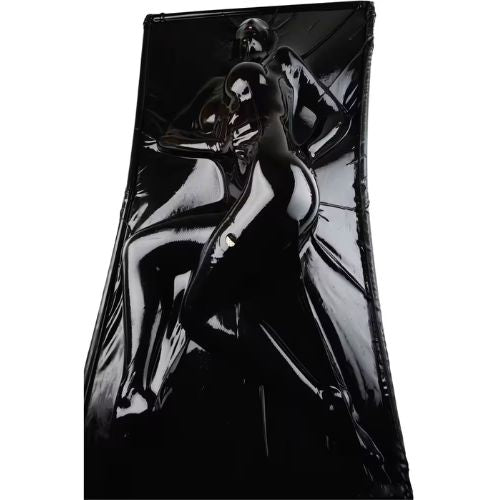 Late X Latex Vacuum Bed Black from Nice 'n' Naughty