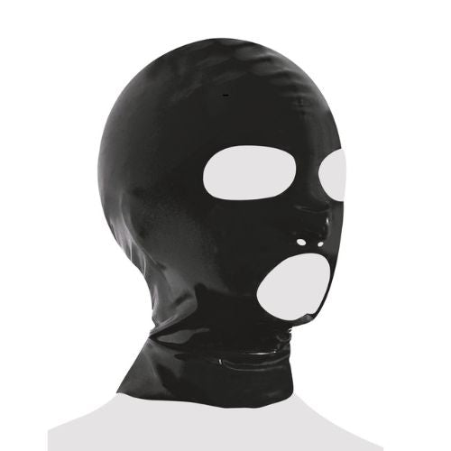 Late X Latex Mask Black from Nice 'n' Naughty