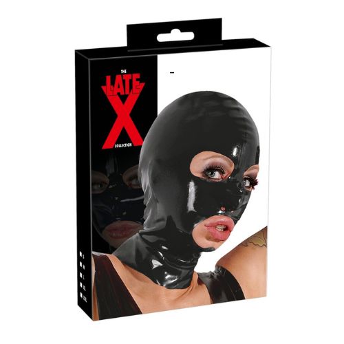 Late X Latex Mask Black from Nice 'n' Naughty