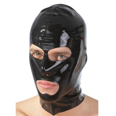 Late X Latex Mask Black from Nice 'n' Naughty