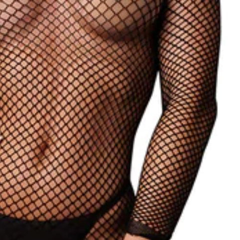 Le Désir Fishnet Long Dress Black from Nice 'n' Naughty