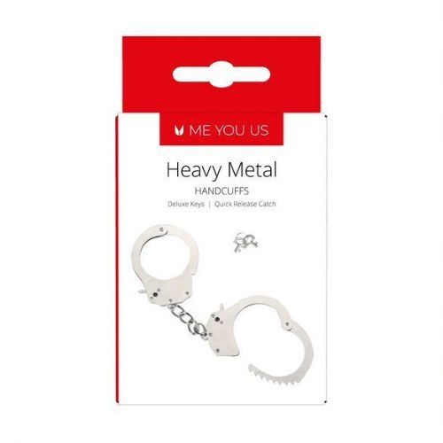 Me You Us Heavy Metal Handcuffs from Nice 'n' Naughty