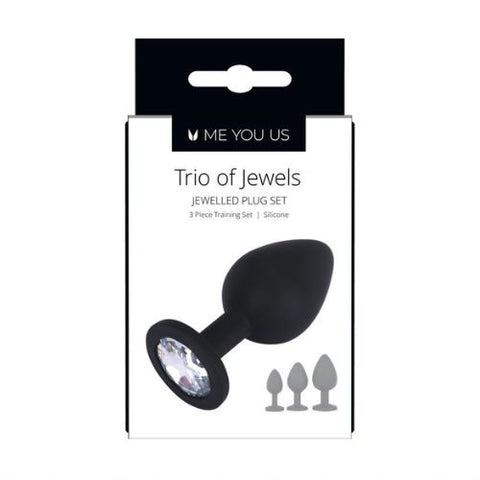 Me You Us Trio Of Jewels Black from Nice 'n' Naughty