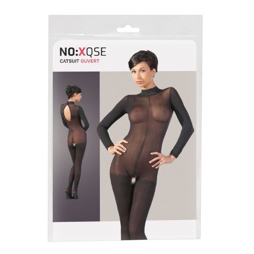 NO:XQSE Long Sleeved Power Net Catsuit from Nice 'n' Naughty