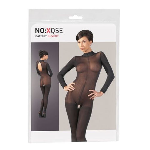 NO:XQSE Long Sleeved Power Net Catsuit from Nice 'n' Naughty