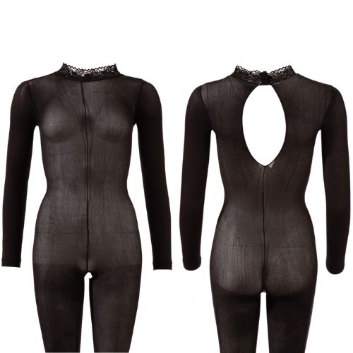 NO:XQSE Long Sleeved Power Net Catsuit from Nice 'n' Naughty