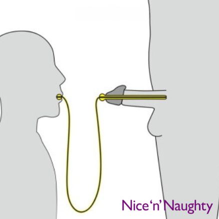 Nice 'n' Naughty Penis Plug Piss to Mouth Dilator from Nice 'n' Naughty