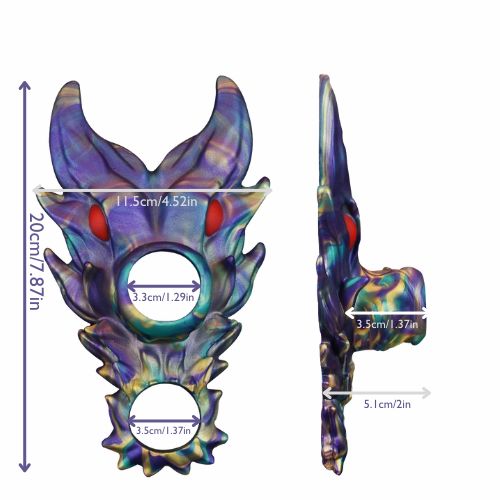 Nightwolf Fantasy Cock and Ball Ring Liquid Silicone from Nice 'n' Naughty