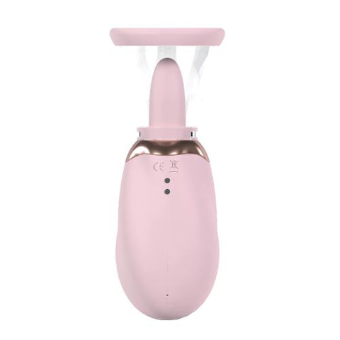 Pumped by Shots Boost Rechargeable Vulva and Breast Pump Pink from Nice 'n' Naughty