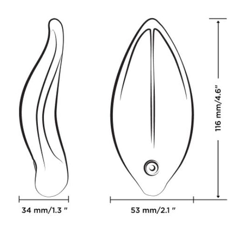 ROMP Wave Lay On Vibrator Green from Nice 'n' Naughty