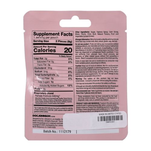 Spanish Fly Female Sex Gummies 2pk from Nice 'n' Naughty