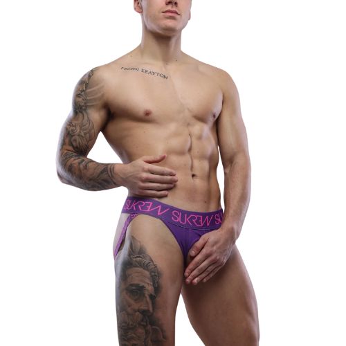 Sukrew Fantasy U-Style Jockstrap Tyrian Purple from Nice 'n' Naughty
