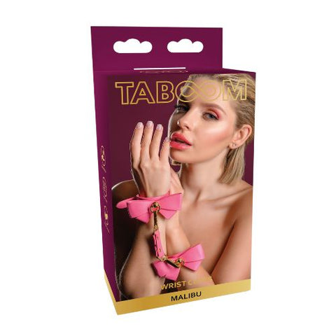 Taboom Malibu Wrist Cuffs Pink from Nice 'n' Naughty
