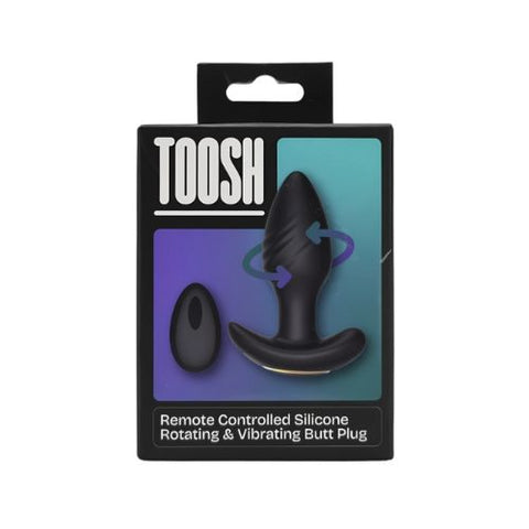 Toosh Remote Controlled Silicone Rotating & Vibrating Butt Plug from Nice 'n' Naughty