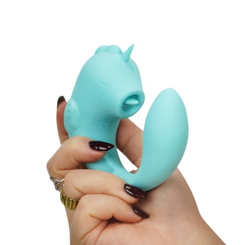 Unihorn C Horse Ocean Peak Clitoral Vibrator Blue from Nice 'n' Naughty