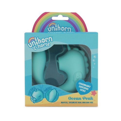 Unihorn C Horse Ocean Peak Clitoral Vibrator Blue from Nice 'n' Naughty