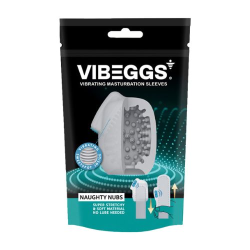 VIBEGGS Naughty Nubs Vibrating Masturbation Sleeve from Nice 'n' Naughty