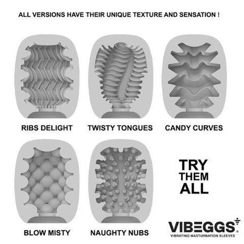 VIBEGGS Vibrating Masturbation Sleeve from Nice 'n' Naughty