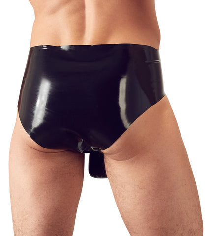 Late X Latex Pants With Penis Sleeve