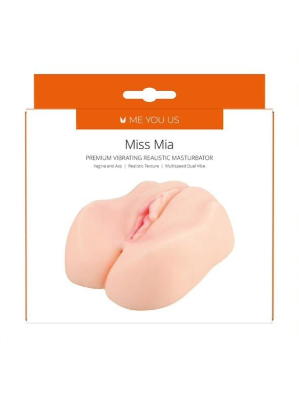 Me You Us Miss Mia Vibrating Realistic Masturbator
